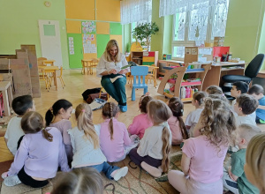 Zajęcia edukacyjne pt. "Bezpieczne ferie" - starszaki