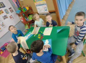Warsztaty plastyczne - grupa pomarańczowa