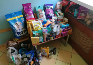 produkty żywnościowe dla zwierzaków