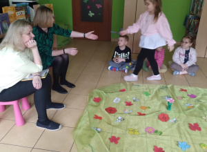 Zajęcia w bibliotece - grupa srebrna