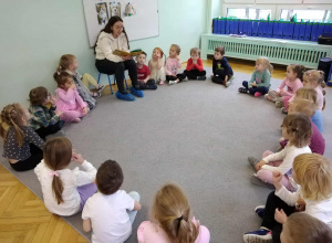 Głośne czytanie - grupa zielona