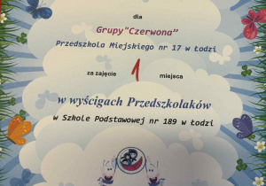 prezentacja dyplomów grupy czerwonej i srebrnej