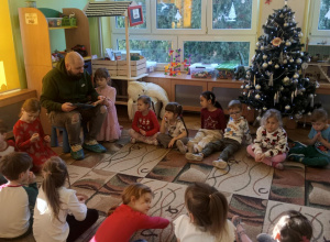 "Tata też czyta" - grupa żółta