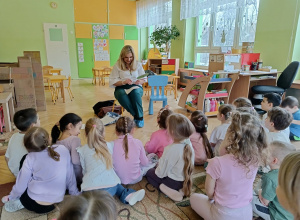 Zajęcia edukacyjne pt. "Bezpieczne ferie" - starszaki