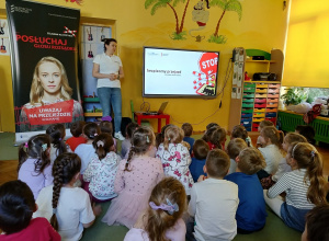 Zajęcia edukacyjne pt. "Bezpieczny przejazd"