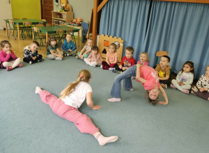 Wygibasy starszej klasy - grupa niebieska