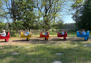Przejażdżka wagonikami po Puszczy Bolimowskiej