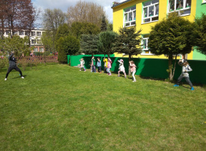 Karate w ogrodzie przedszkolnym