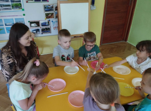 Doświadczenia chemiczne - grupa niebieska