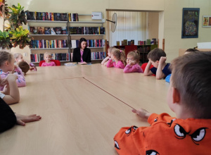 Zajęcia w bibliotece - grupa srebrna
