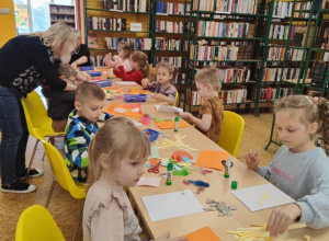 Zajęcia w bibliotece - grupa srebrna