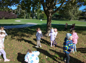 Jesień w parku - grupa zielona