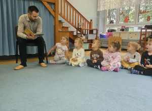 "Tata też czyta" - grupa niebieska