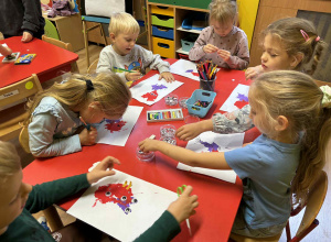 Światowy Dzień Mycia Rąk - grupa niebieska i srebrna