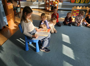 Odwiedziny absolwentów - grupa niebieska