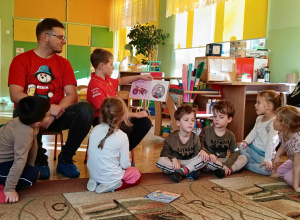 "Tata też czyta" - grupa żółta